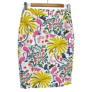 NWT Boden Gabriella Tropical Charm Pencil Skirt